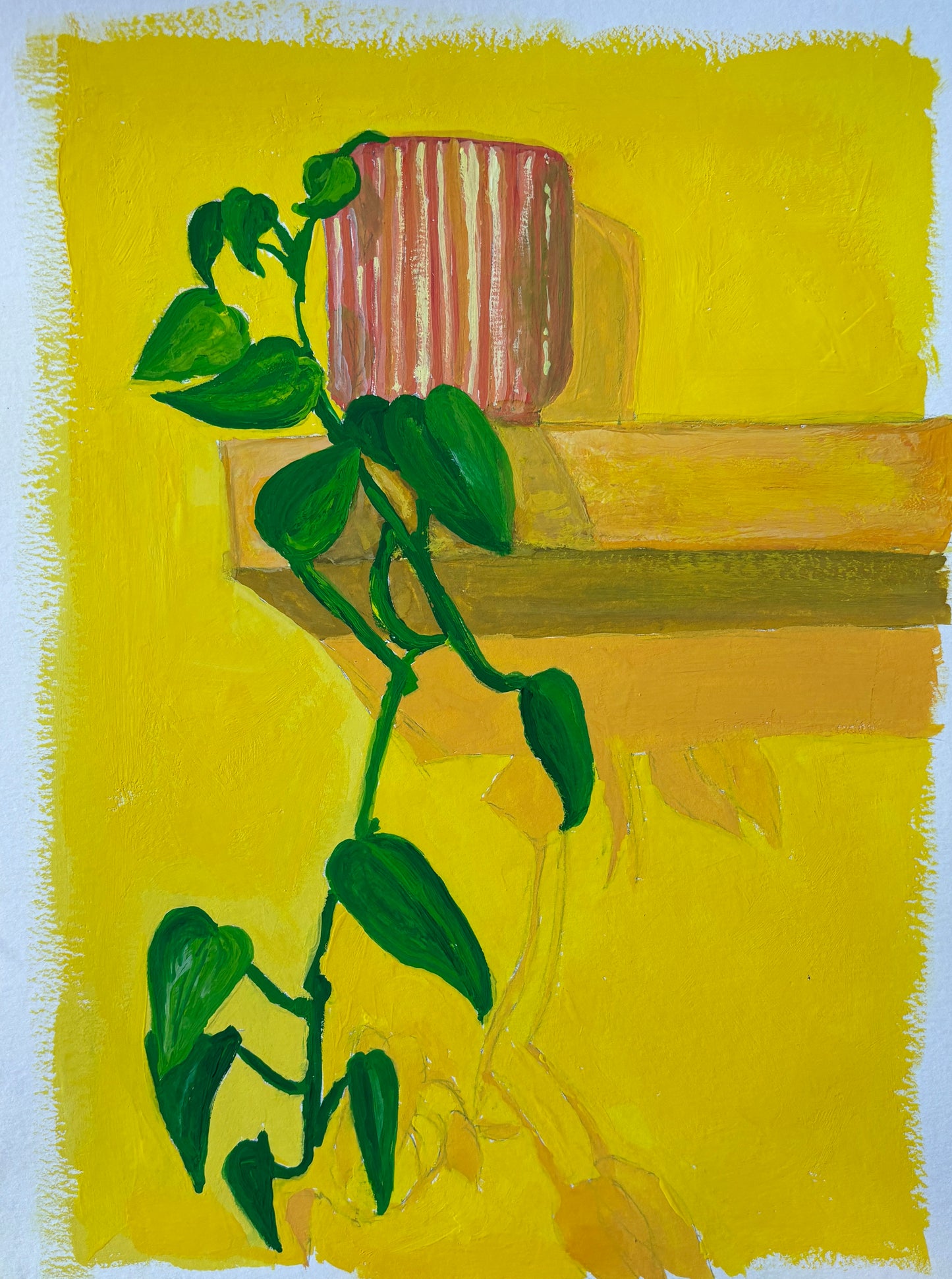 Original painting- Pothos Hanging