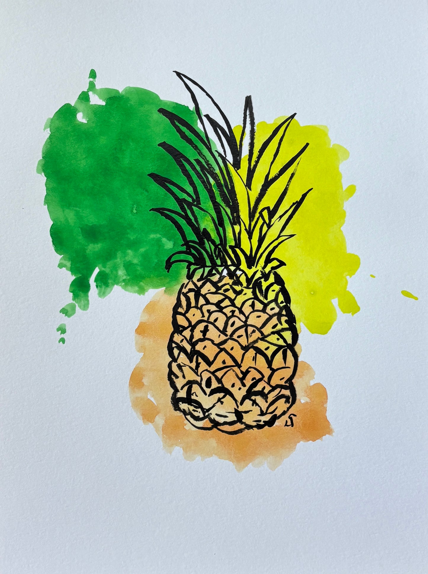 Original painting- Pineapple Splash