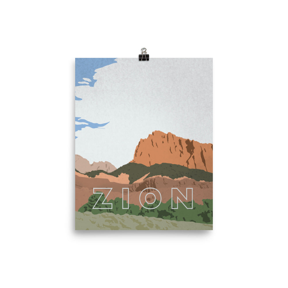 Poster- Zion National Park