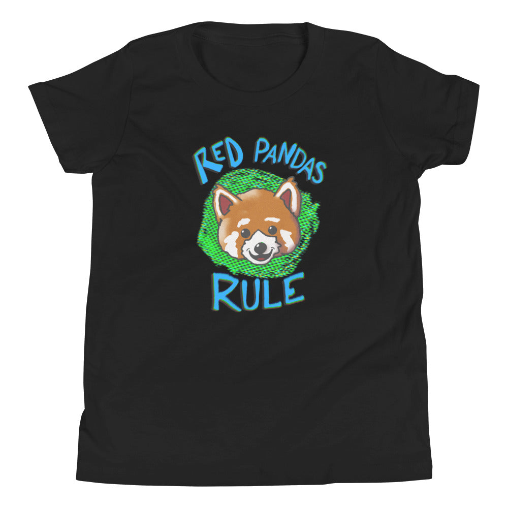 Youth Short Sleeve T-Shirt- Red Pandas Rule