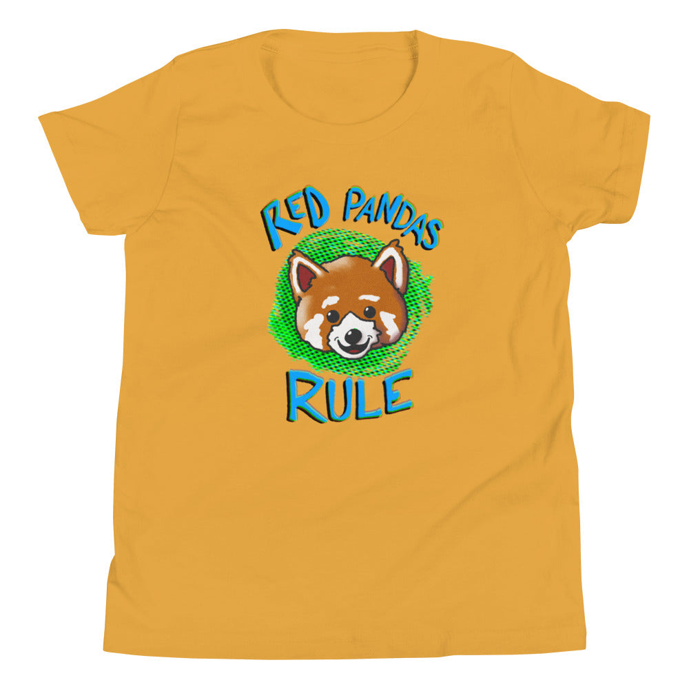 Youth Short Sleeve T-Shirt- Red Pandas Rule