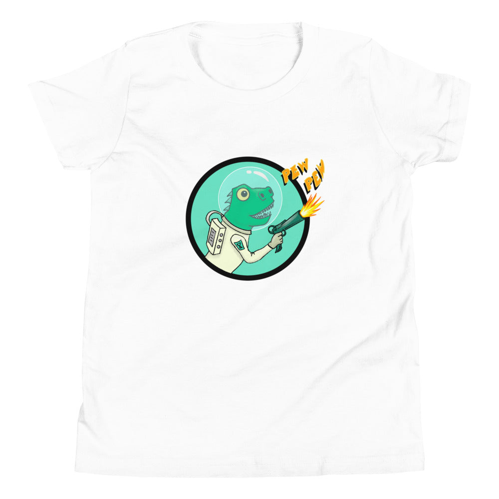 Youth Short Sleeve T-Shirt- Space Dino